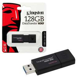 Kingston Data Traveler 100 G3 USB 3.1 Flash Drive Memory Stick 100MB/s- 128GB