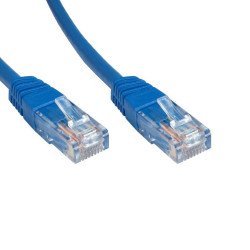 RJ45 CAT6 Ethernet LAN Patch Network Cable (1m / 3 Feet) [1,000 Mbps (1 Gbps)] - Blue