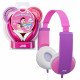 JVC Tinyphones Headphones for Children / Kids with Volume Limiter HA-KD5 - Pink and Lilac