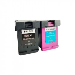 Remanufactured 301XL Black & Colour Ink cartridges - Value Combo Pack 