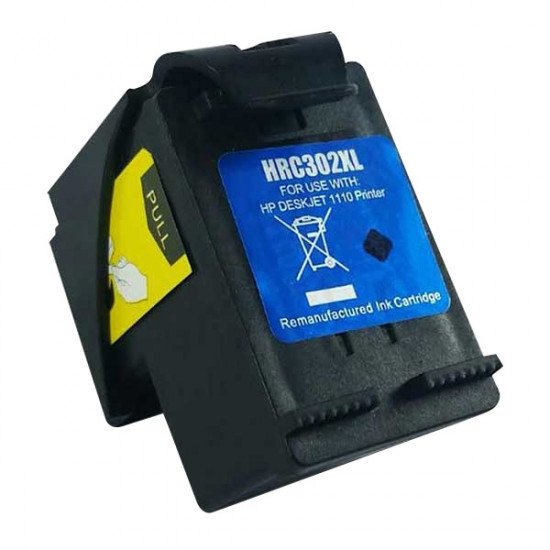 Remanufactured HP 302XL High Capacity Black & Colour Ink Cartridges