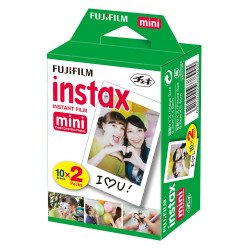 Fuji Instax Mini Film for Fujifilm Mini Instant Cameras etc. - 20 Shot Pack