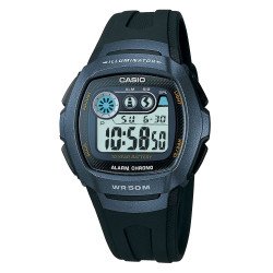 Casio Digital LCD Watch with Stopwatch, Alarm, Dual Time etc. - W-210-1BVES