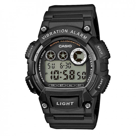 Casio Digital LCD 100M Sports Watch with Stopwatch, Timer, Alarm W-735H