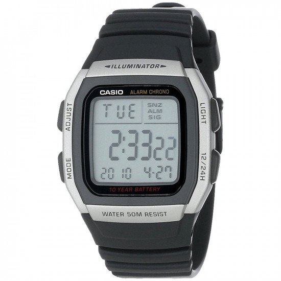 Casio Digital LCD Sport Watch with Stopwatch, Alarm, Timer, Dual Time etc. W-96H-1AVES