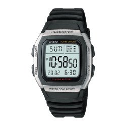 Casio Digital LCD Sport Watch with Stopwatch, Alarm, Timer, Dual Time etc. W-96H-1AVES