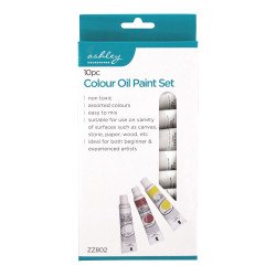 Ashley Oil Colour Paint Set 10 Colours 