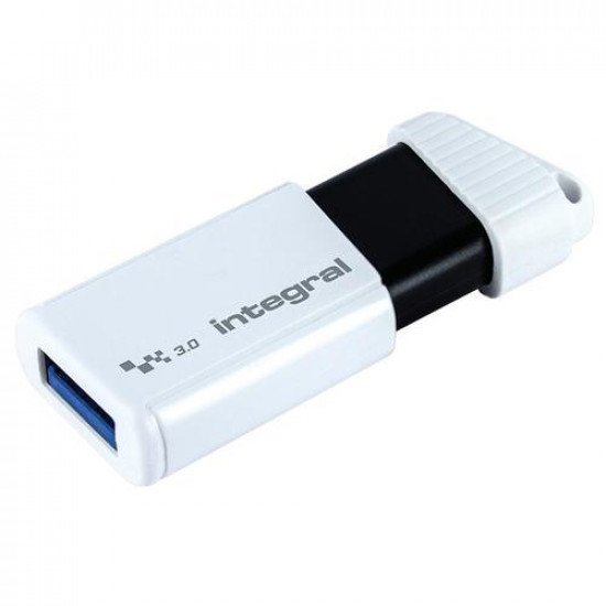 Integral 64GB Turbo USB 3.0 Flash Drive - White - 400MB/s