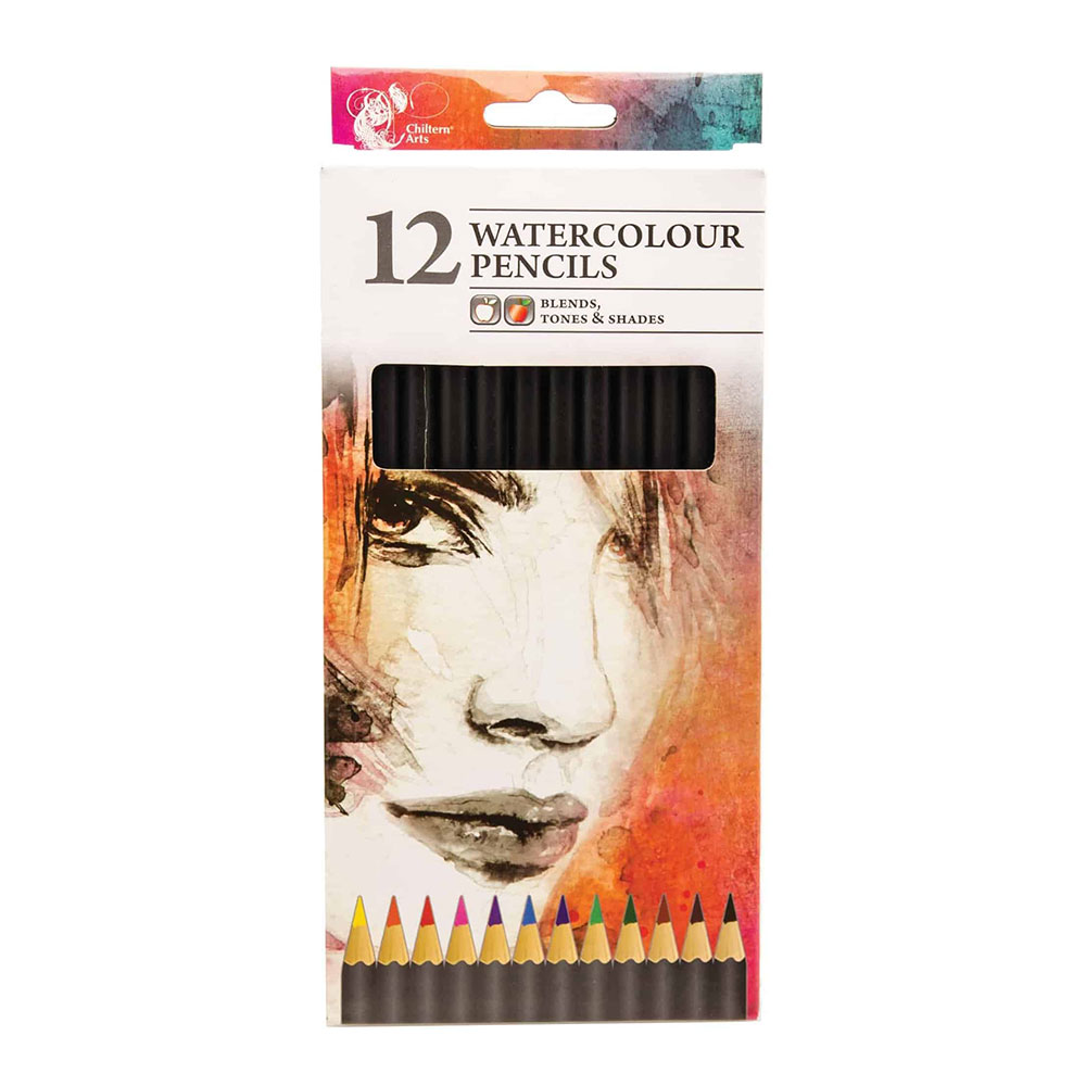 Click to view product details and reviews for Chiltern Arts Watercolour Pencils 12pk.