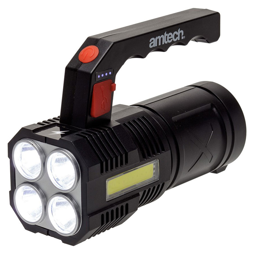 Click to view product details and reviews for Amtech 10w Usb Rechargeable Portable Torch.