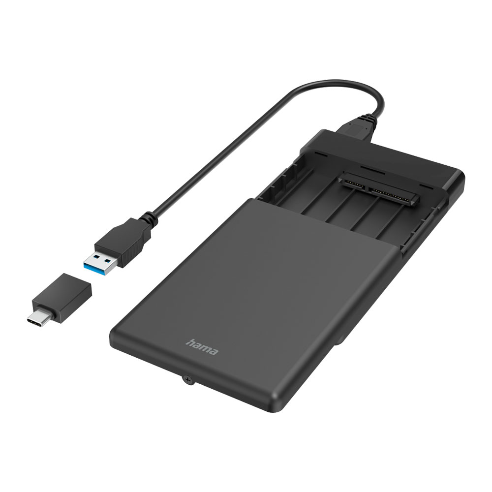 Hama Usb Hard Disk Caddy Housing For 25 Ssd And Hdd Hard Disks