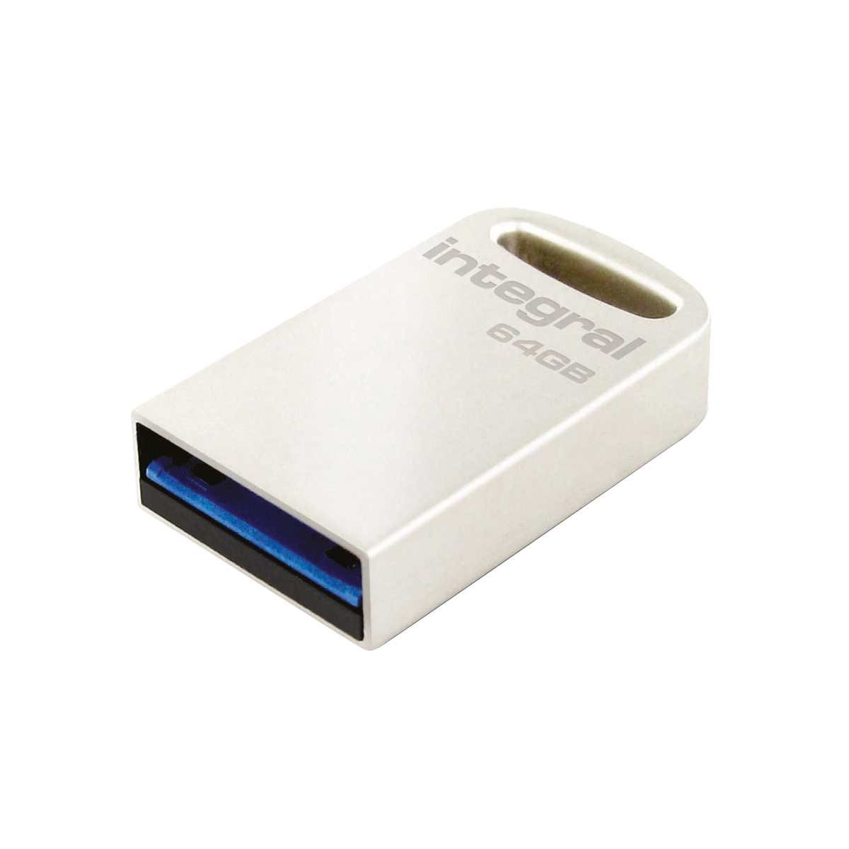 Integral Metal Fusion USB 3.0 Flash Drive - Silver - 64GB