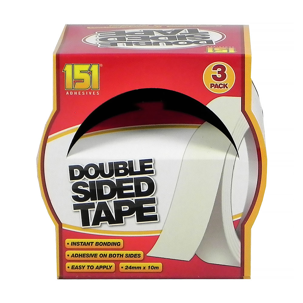 151 Adhesives Double Sided Tape 3PK