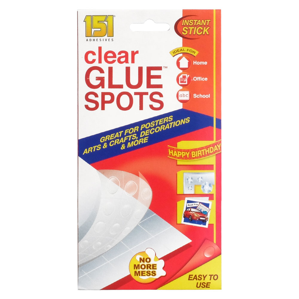 151 Adhesives Clear Glue Spots 112 Spots