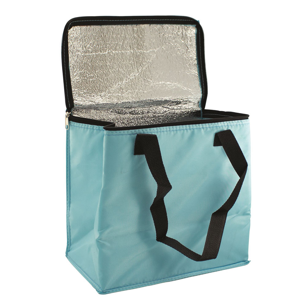 Click to view product details and reviews for Insulated Cooler Bag With Handles Light Blue.