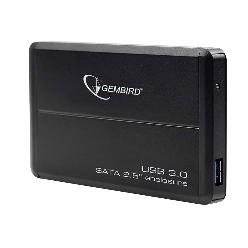 Gembird 2.5" USB 3.0 Hard Drive Enclosure - Black