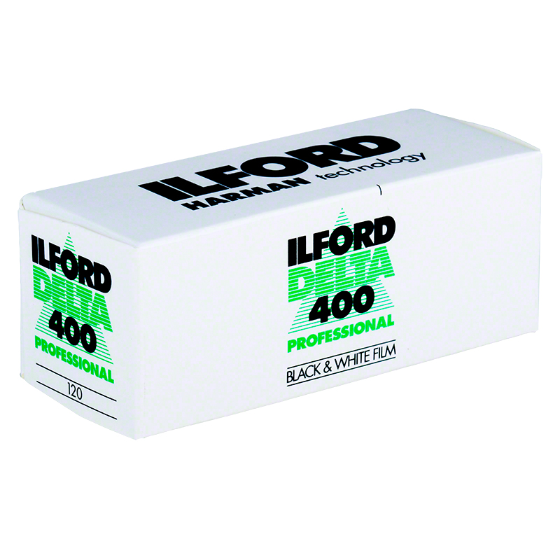 Ilford Professional Delta 400 ASA Medium Format 120 Roll Film - Black and White Print Film