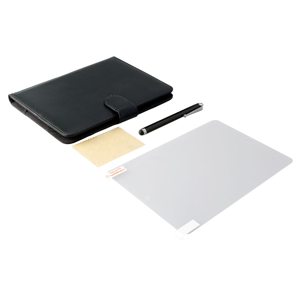 GVC Universal 7 Tablet Folio Case with Screen Protector and Stylus Pen