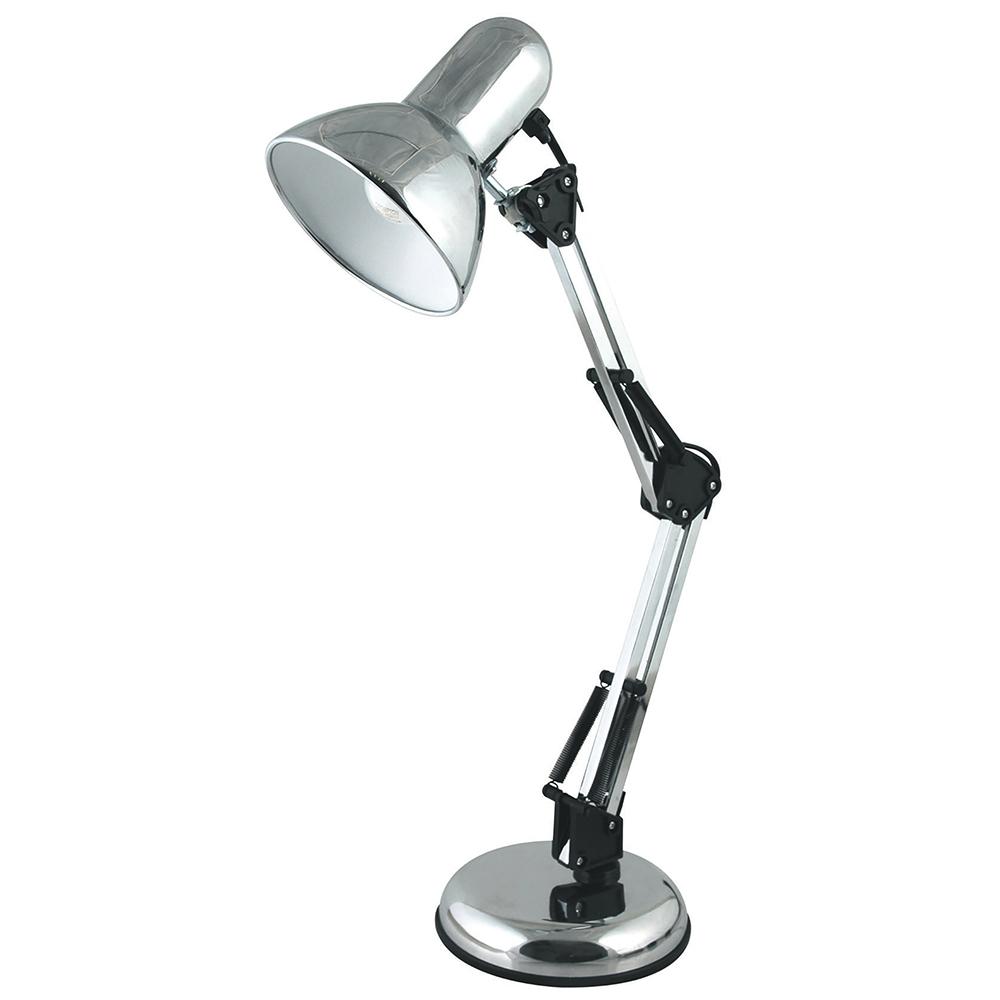 Lloytron 35w 'Style Poise' Hobby Desk Lamp - Polished Chrome
