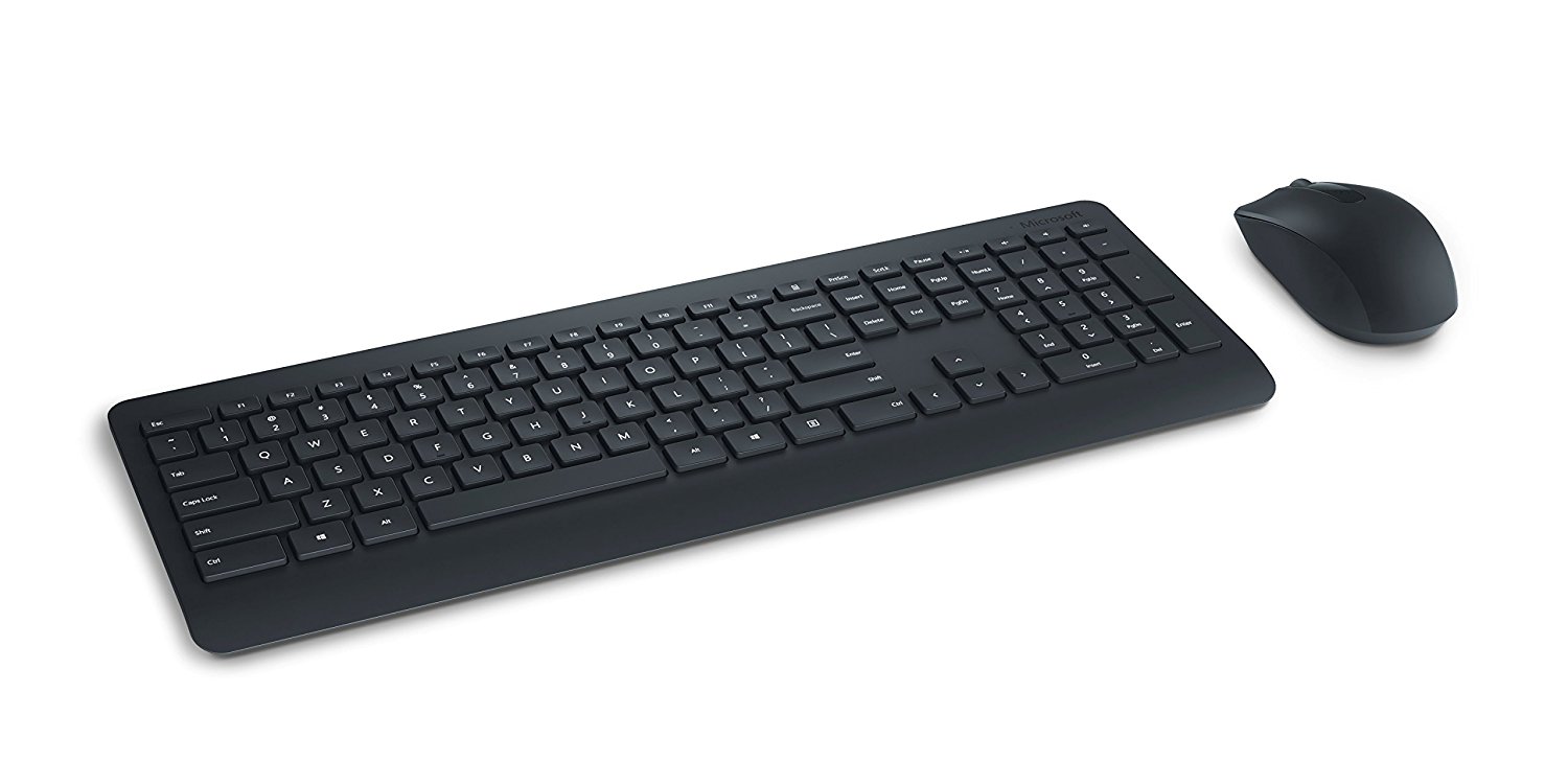Microsoft Wireless Desktop 900 Keyboard and Optical Mouse Set Incl. Batteries - Black