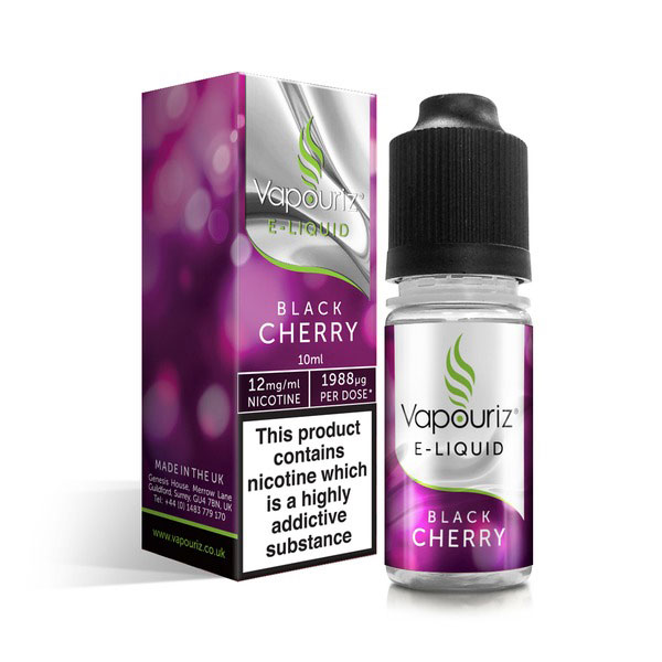 Vapouriz Premium E-liquid 1.2% / 12mg - Black Cherry