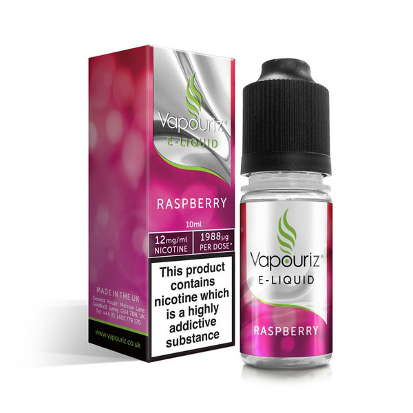 Vapouriz Premium E-liquid 1.2% / 12mg - Raspberry
