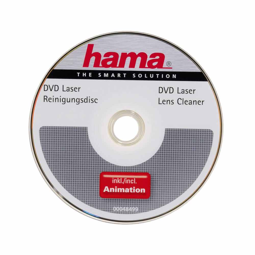 Hama DVD and CD Laser Lens Cleaning Disc for CD and DVD Readers and Writers