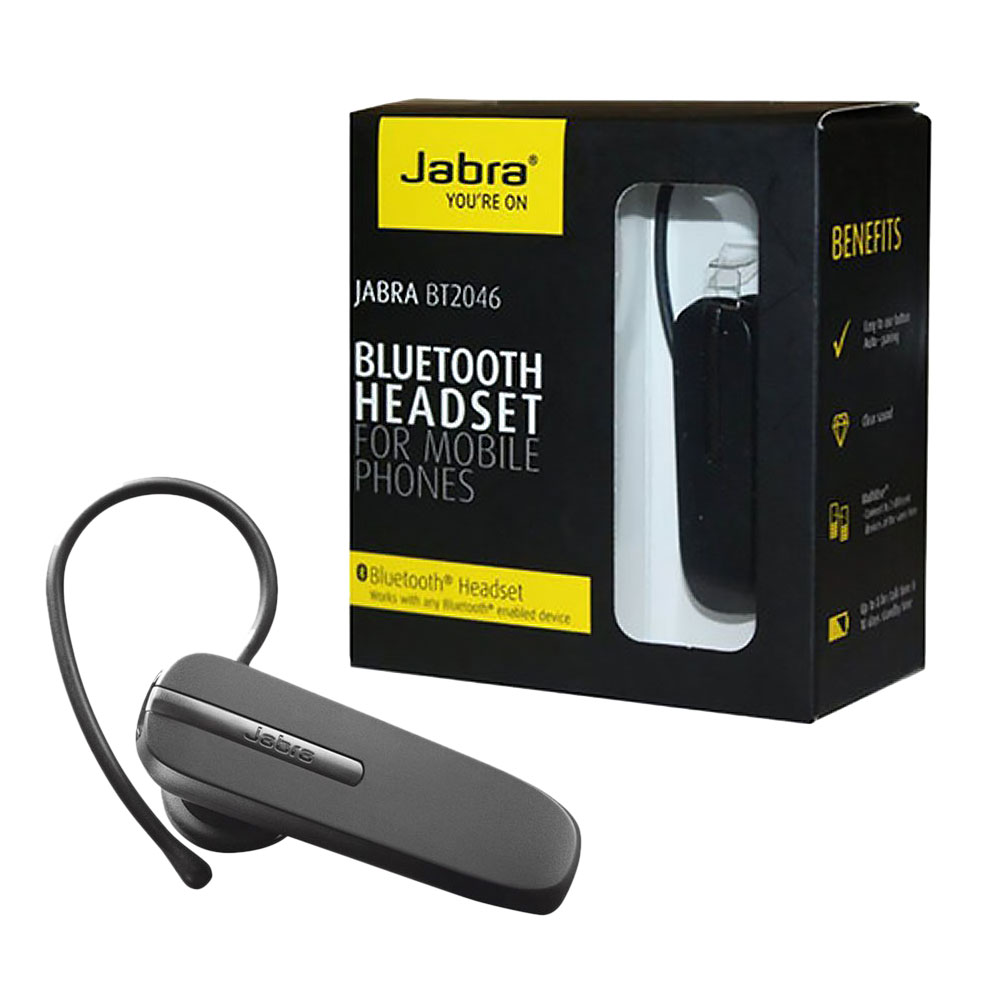 Mobile Phones **EOL** Jabra BT2046 Wireless Bluetooth Headset for Samsung Galaxy, Apple iPhone etc.