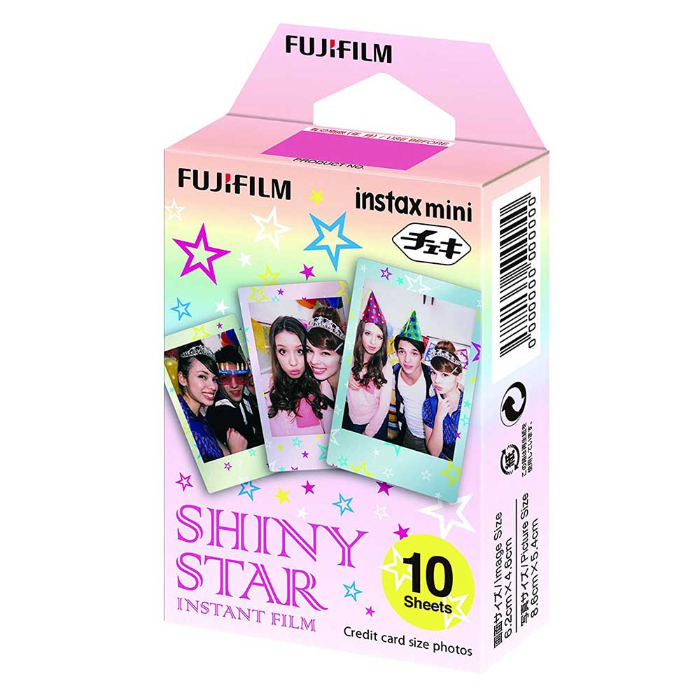 Fuji Instax Mini SHINY STAR Instant Film for Fujifilm Instax Mini Cameras - 10 Shot Pack