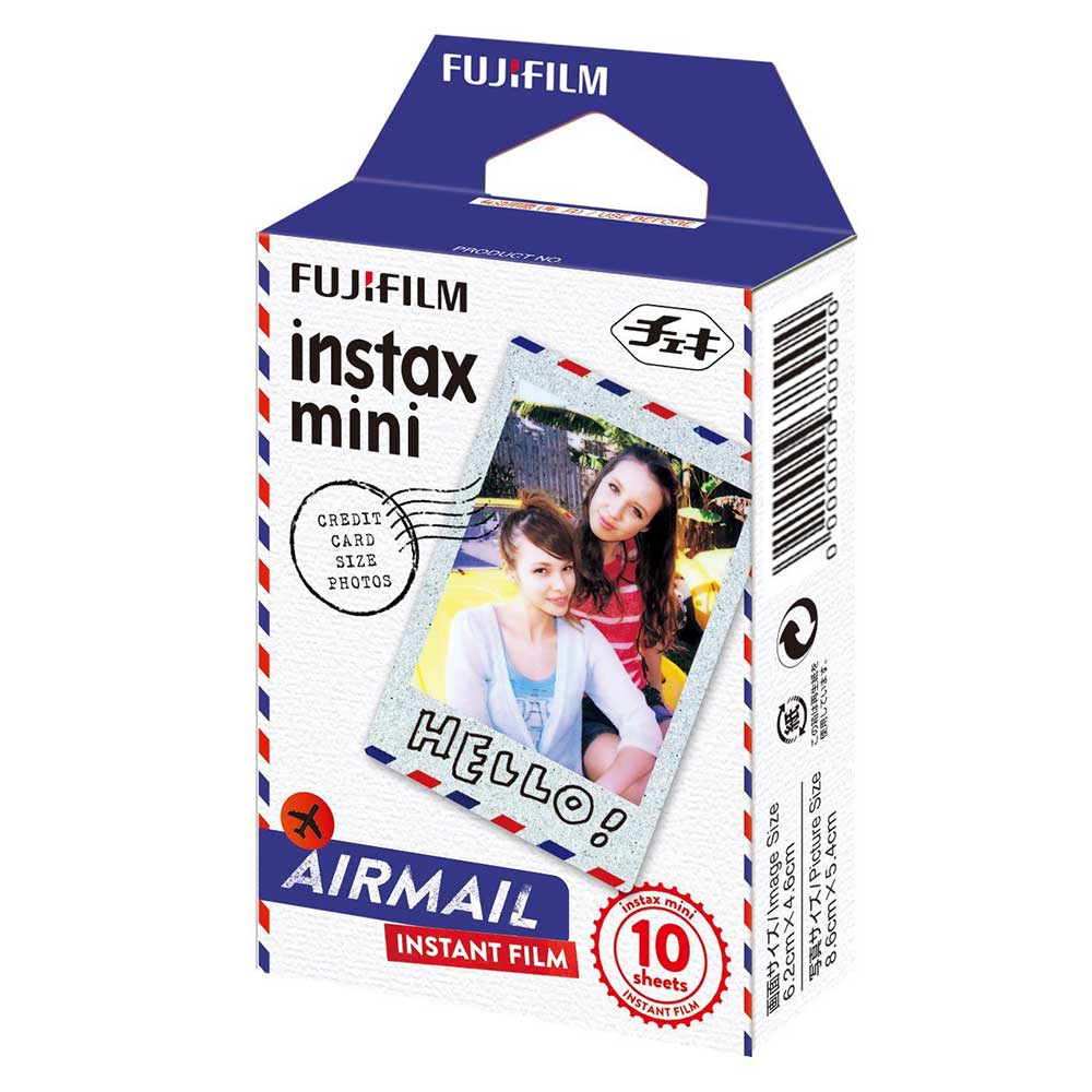 Fuji Instax Mini CLASSIC AIRMAIL Instant Film for Fujifilm Instax Mini Cameras - 10 Shot Pack