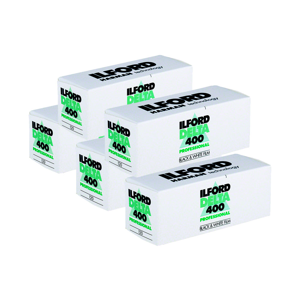 Ilford Professional Delta 400 ASA Medium Format 120 Roll Film - Black and White Print Film - SUPER V