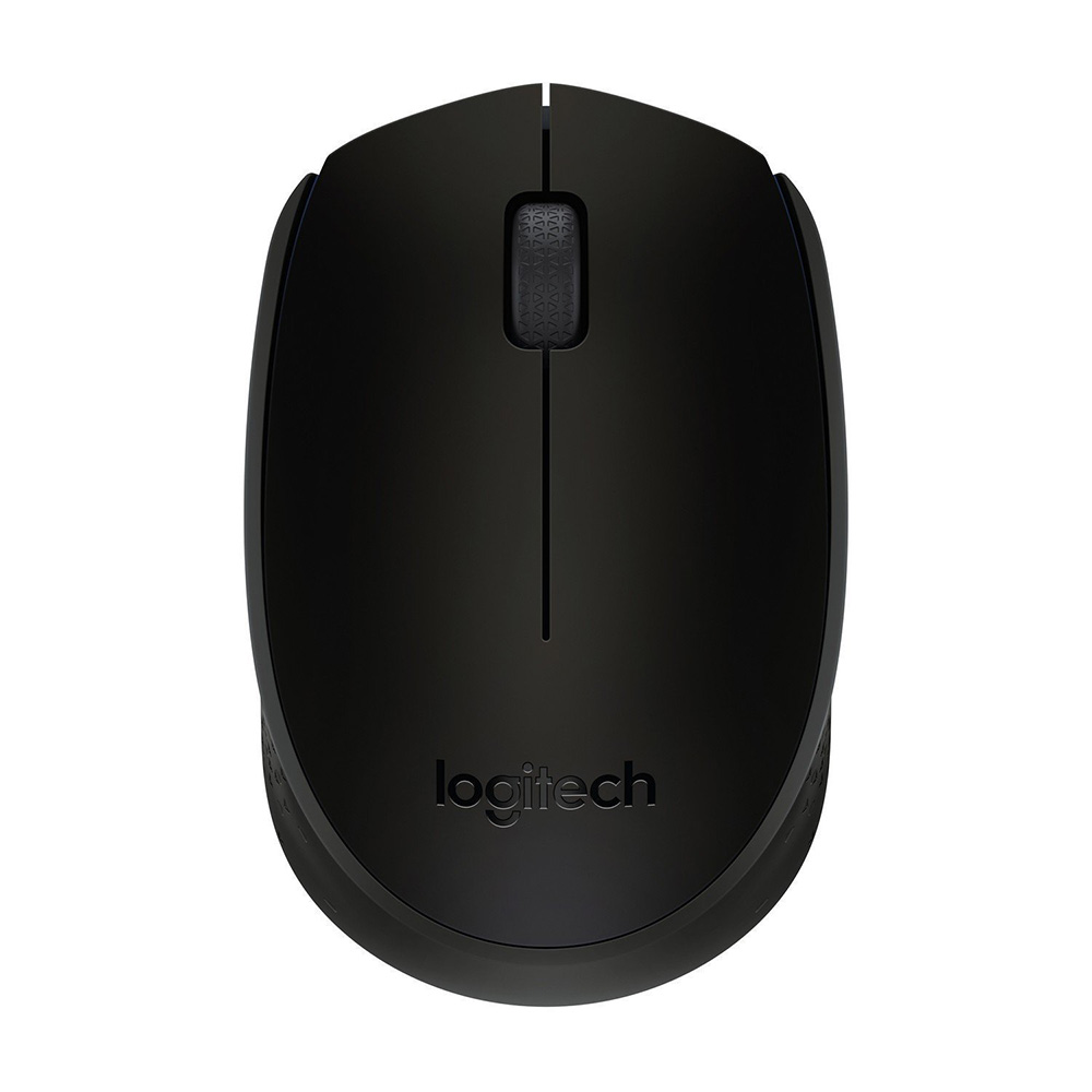 Logitech B170 10M 2.4GHz Wireless Optical Mouse 3 Button Plug and Play Includes Battery