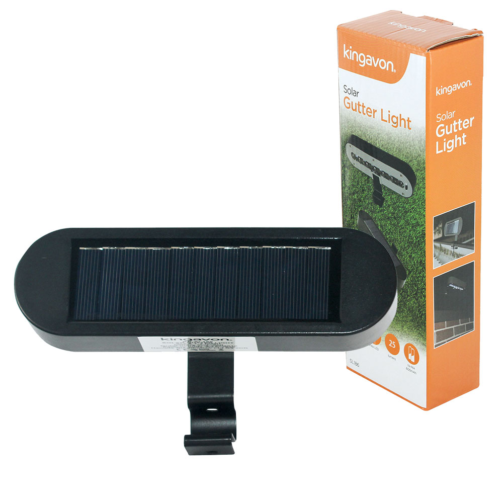 Kingavon Solar 6x LED Gutter or Fence Light