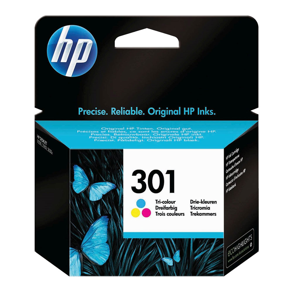 HP Original 301 Ink Cartridge Tri-Colour (CH562EE)