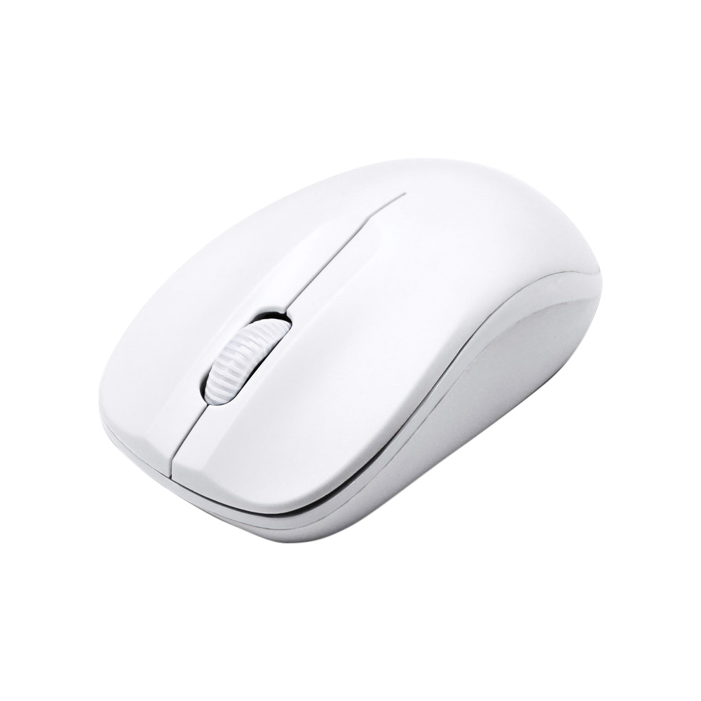Compoint 3 Button Wireless 2.4Ghz Optical Mouse with Nano Adapter Model MW161W - WHITE