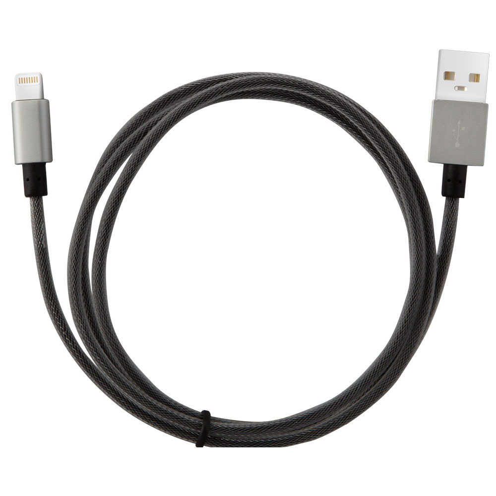 7dayshop MFI Metal Cable For Apple iPhone SE / 7 / 7 Plus / 6 / 6 Plus / 6S / 6 Plus - 1m - Silver
