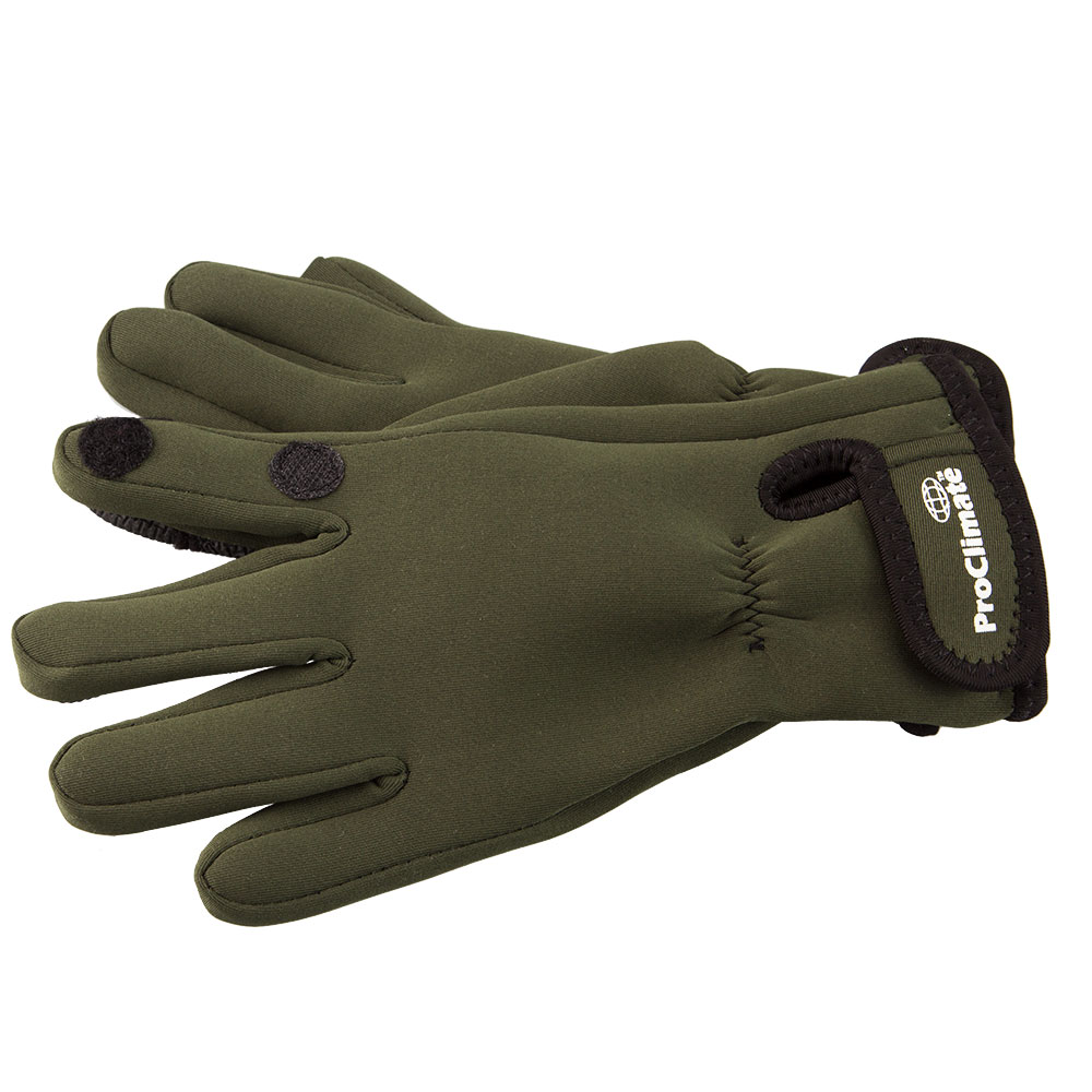 Mens Neoprene Fishing Gloves - Medium / Large
