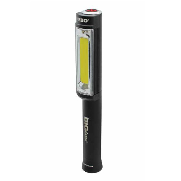 Nebo BIG LARRY High Power LED Work Light with Emergency Red Flasher and Includes Batteries - Black
