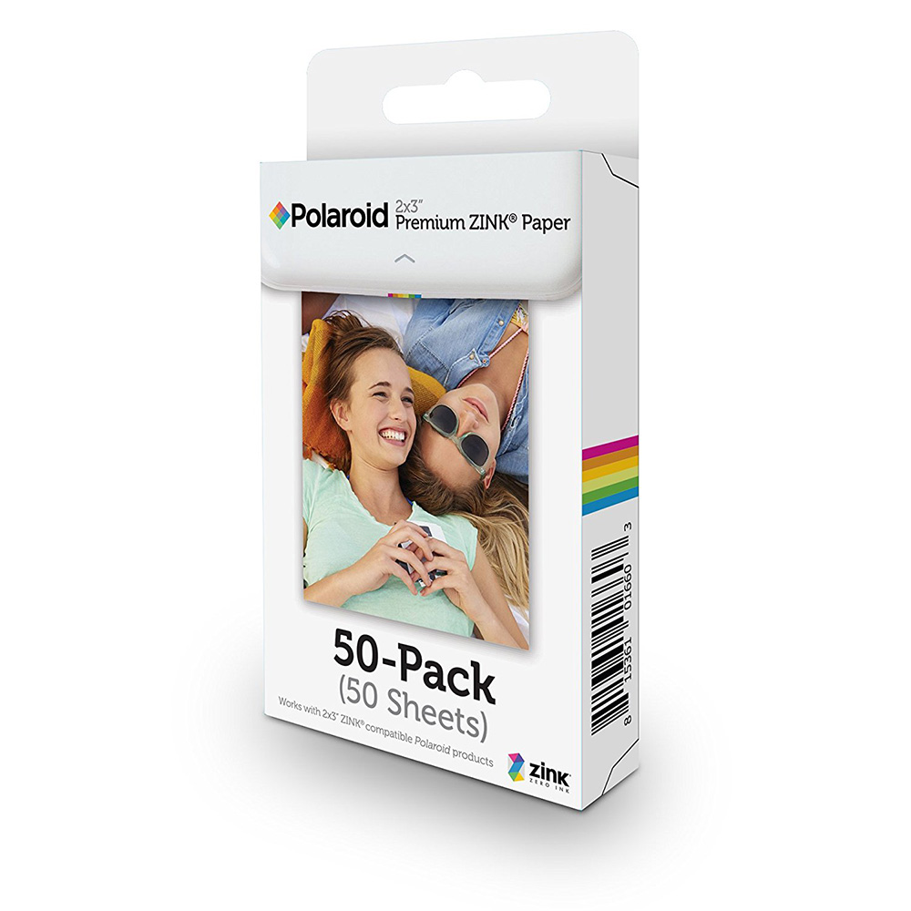 Polaroid 2x3 inch Premium ZINK Paper Self-adhesive photo paper - 50 SHEET PACK