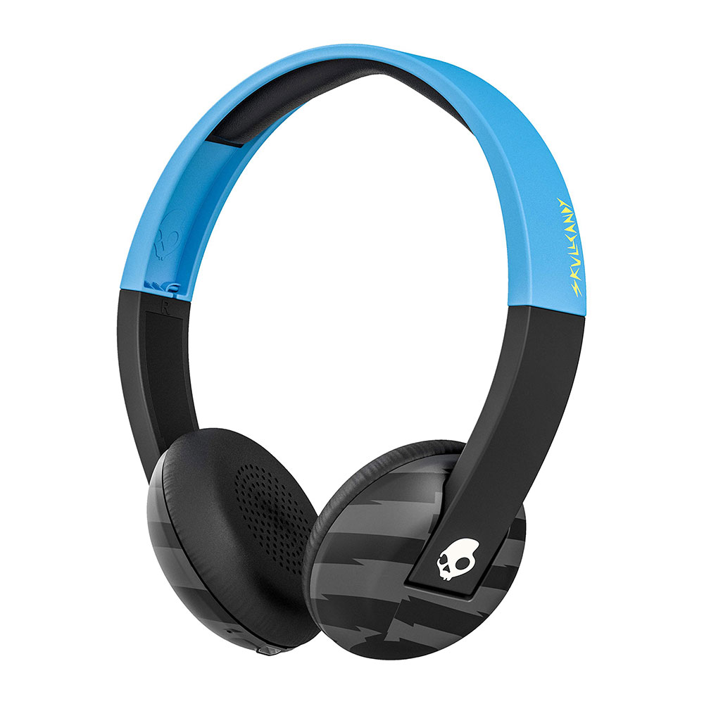 Skullcandy Uproar S5URHW-514 On The Ear Wireless Bluetooth Headphones with Mic - Blue/Black